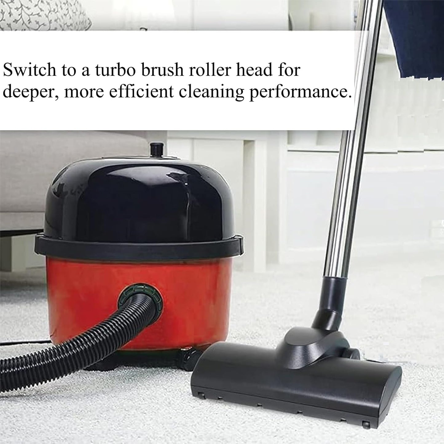 IBBAH Henry Hoover Turbo Brush Head Black Compatible