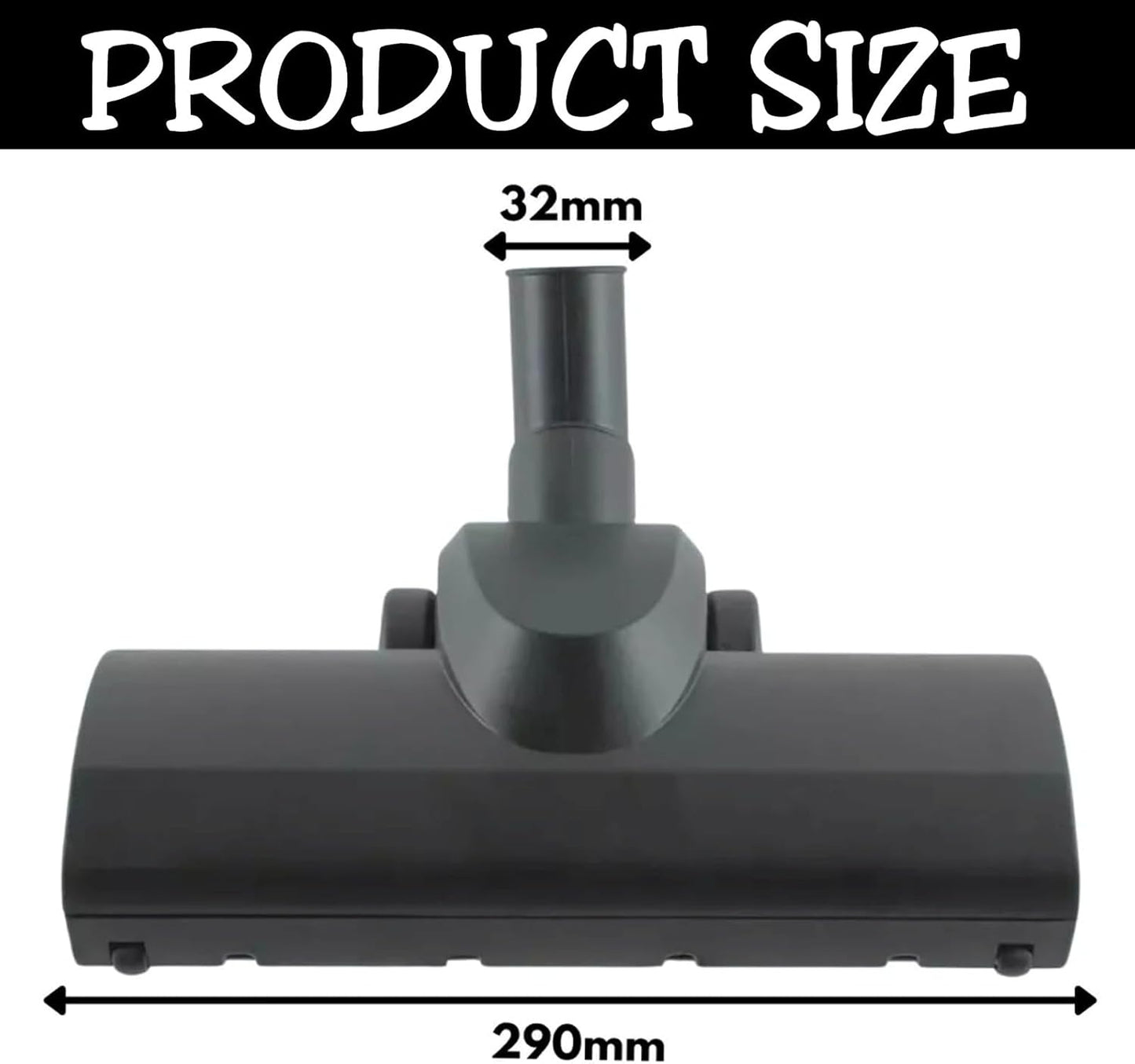 IBBAH Henry Hoover Turbo Brush Head Black Compatible