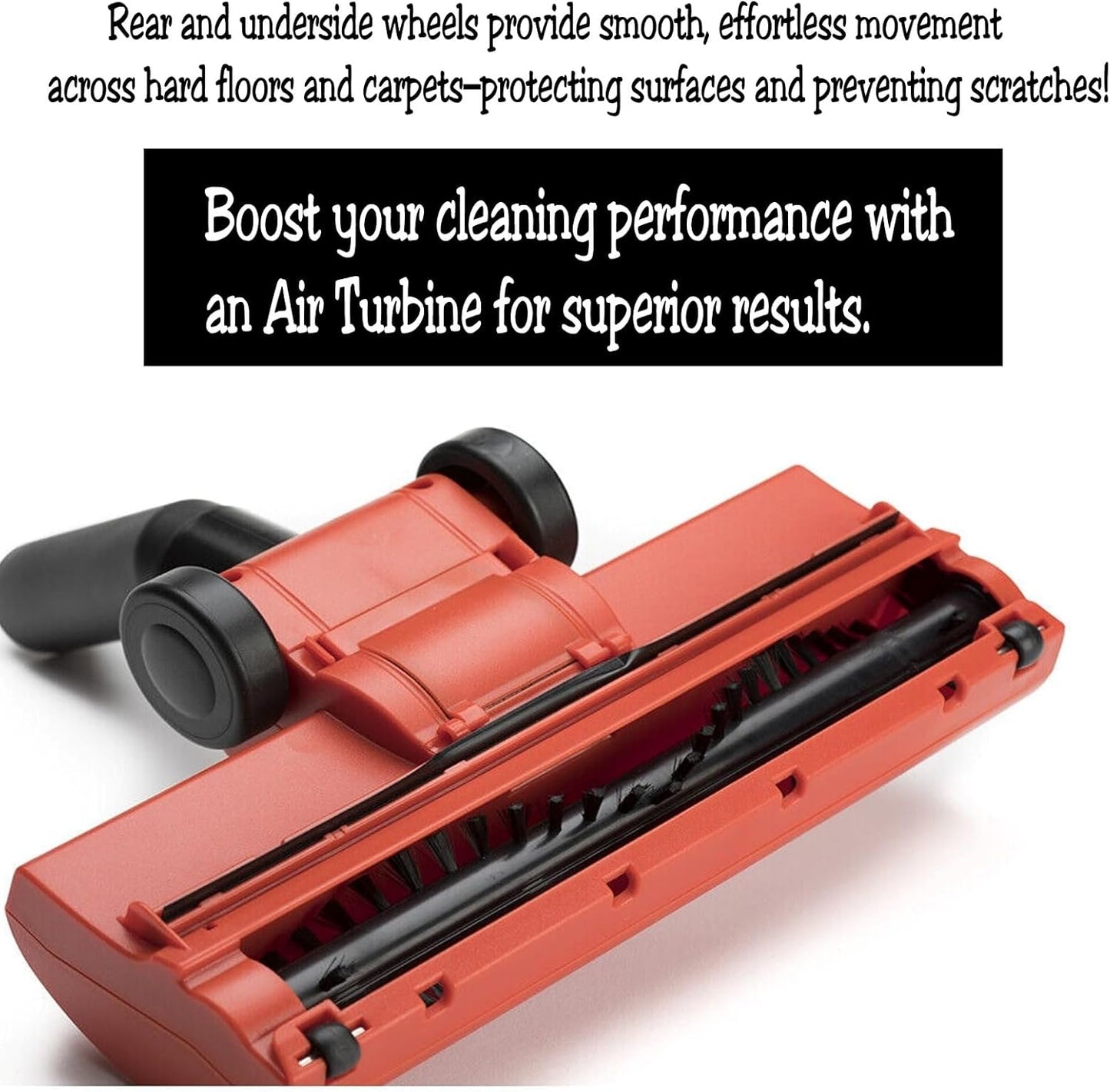 IBBAH Henry Hoover Turbo Brush Head Red - Compatible with Henry, Hetty, James